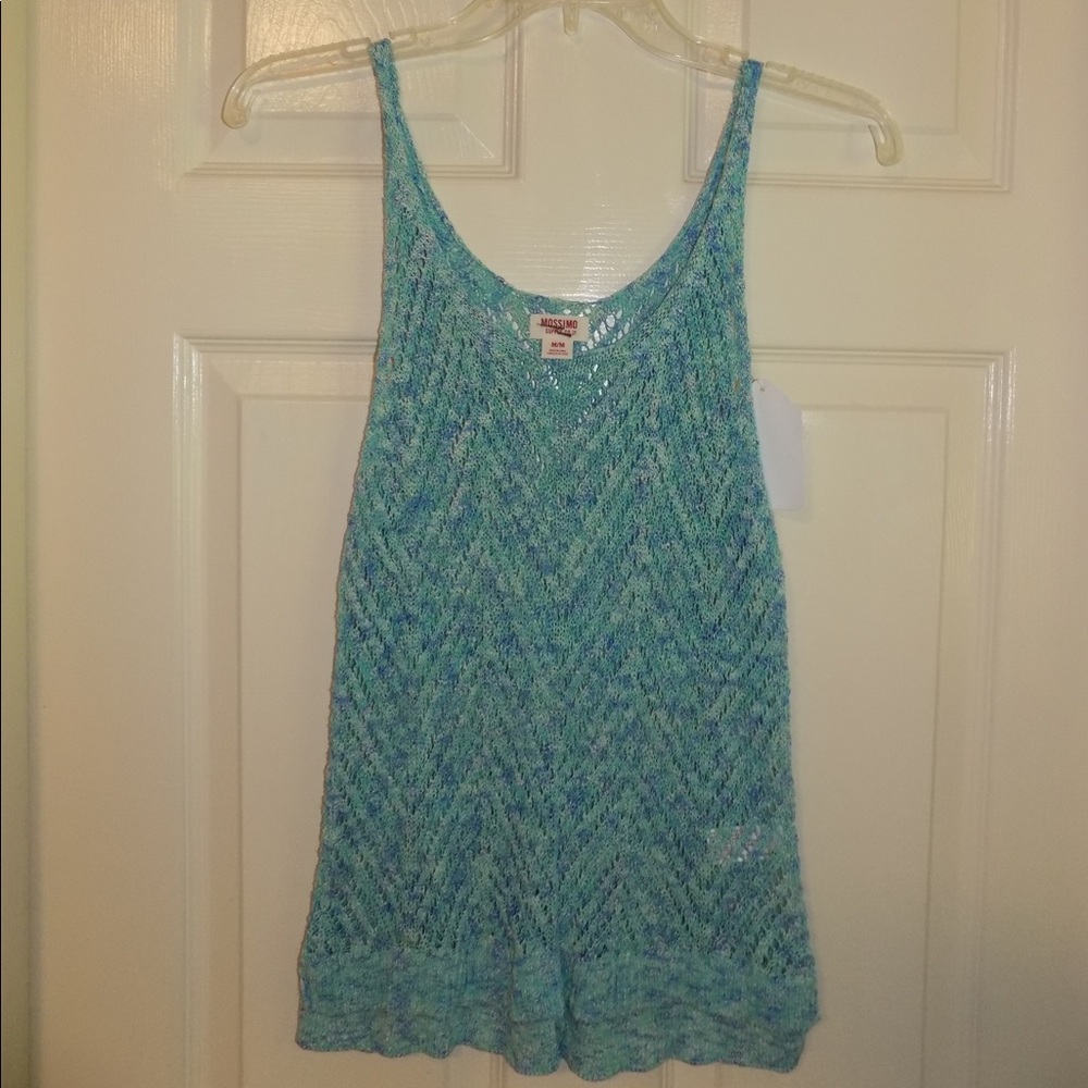 Target Knit Blue Tank Top